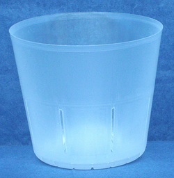 4" Transparent Slot Plastic Pot